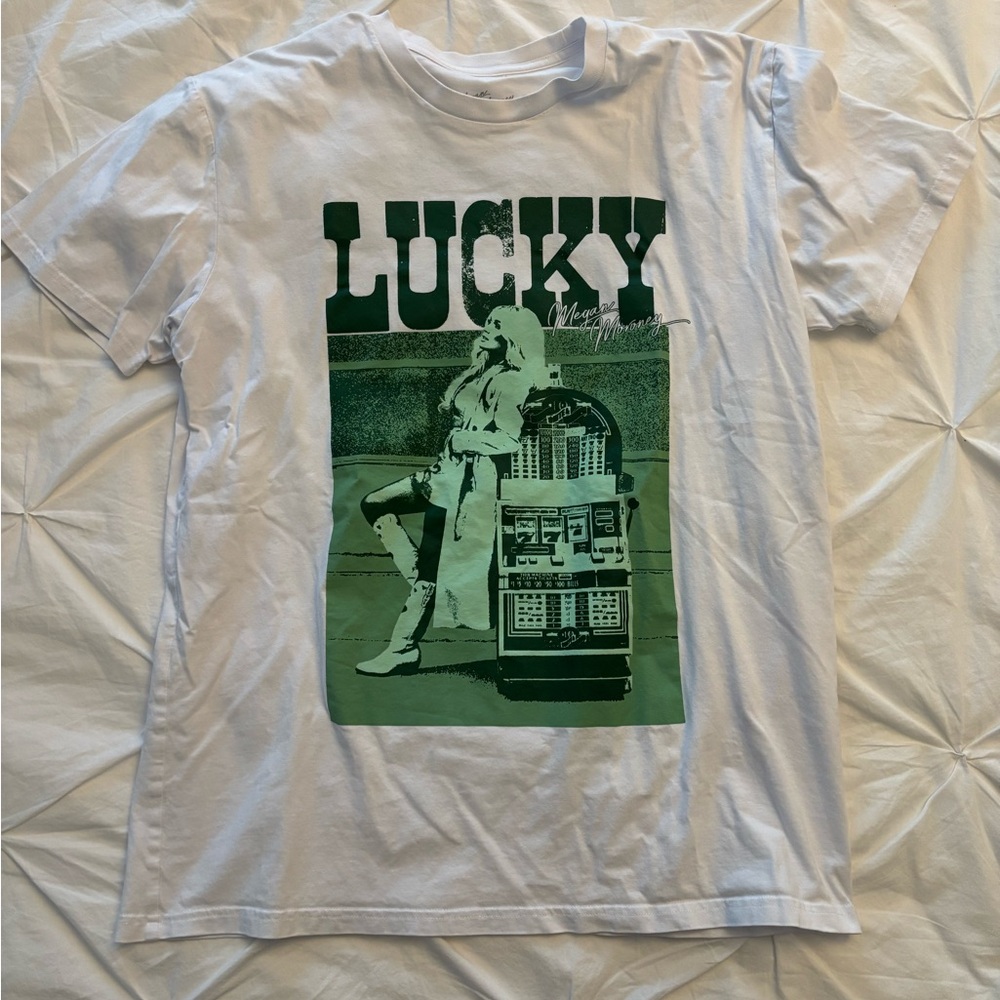MEGAN MORONEY Graphic White T-Shirt
